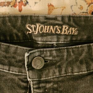 St. John's Bay Dark Corduroy Trousers